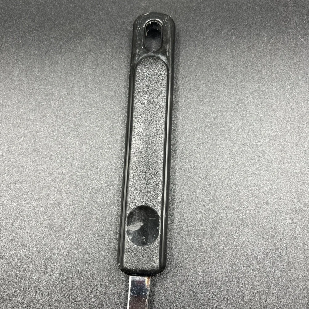 Vtg‎ EKCO Nylon Slotted Spoon Cooking Serving Black Heat Resistant 400° F 12